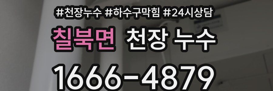 칠북면 천장 누수