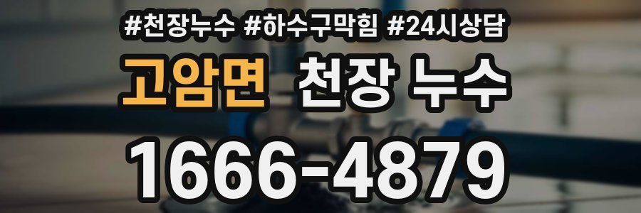 고암면 천장 누수