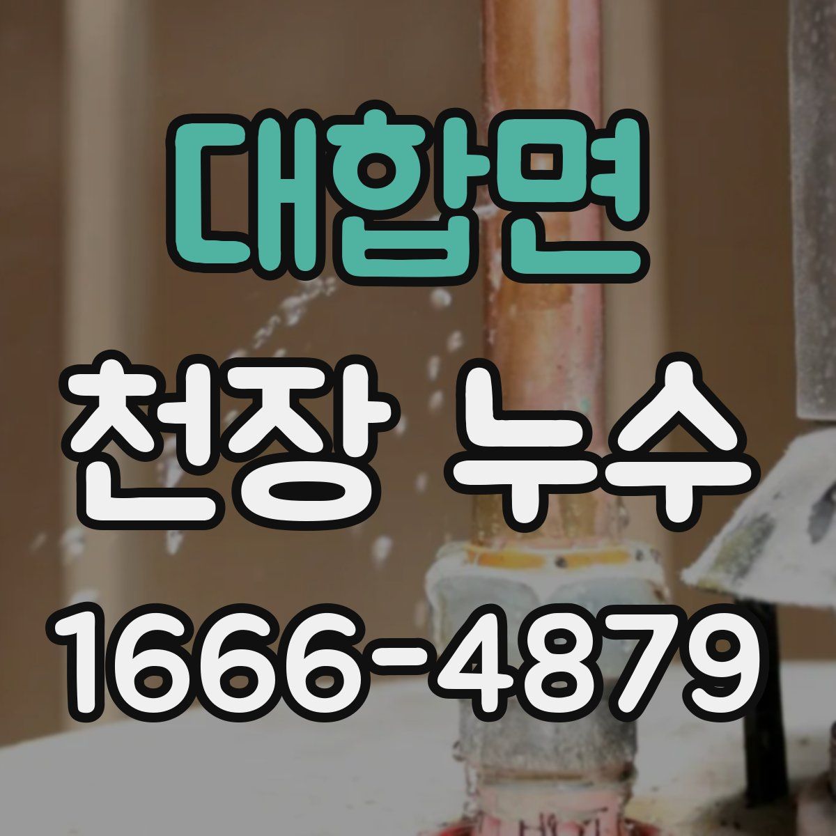 대합면 천장 누수