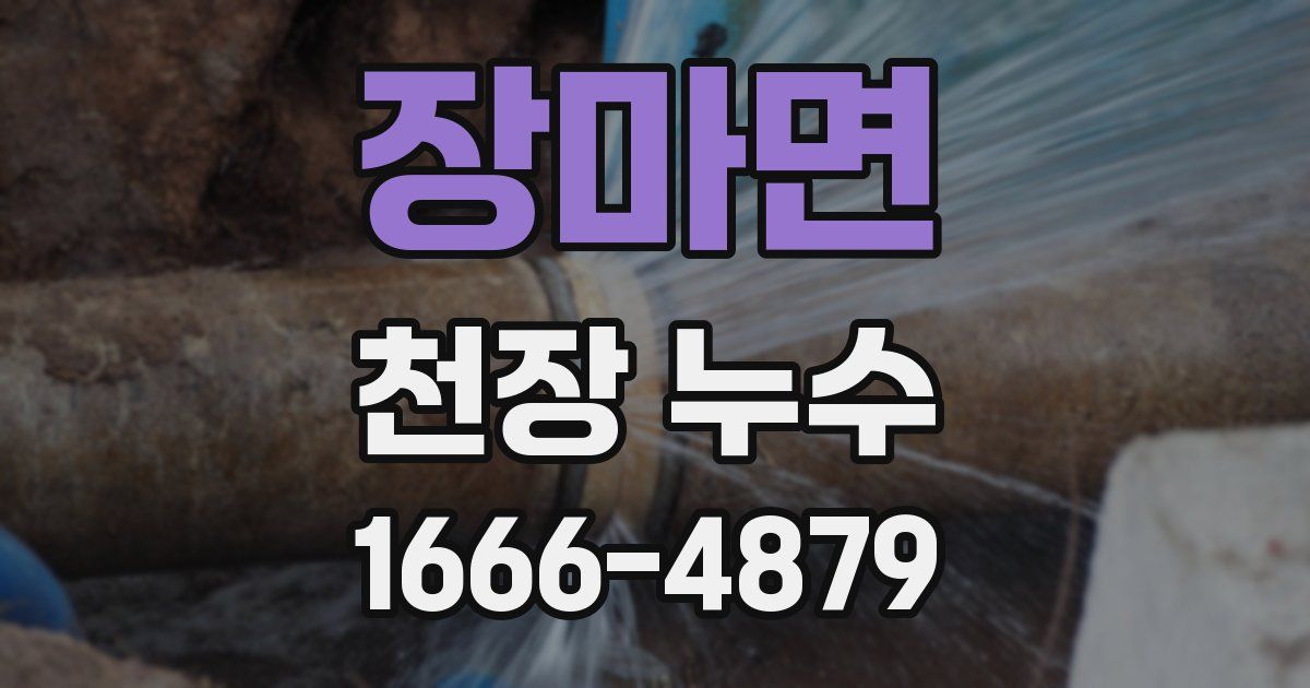 장마면 천장 누수