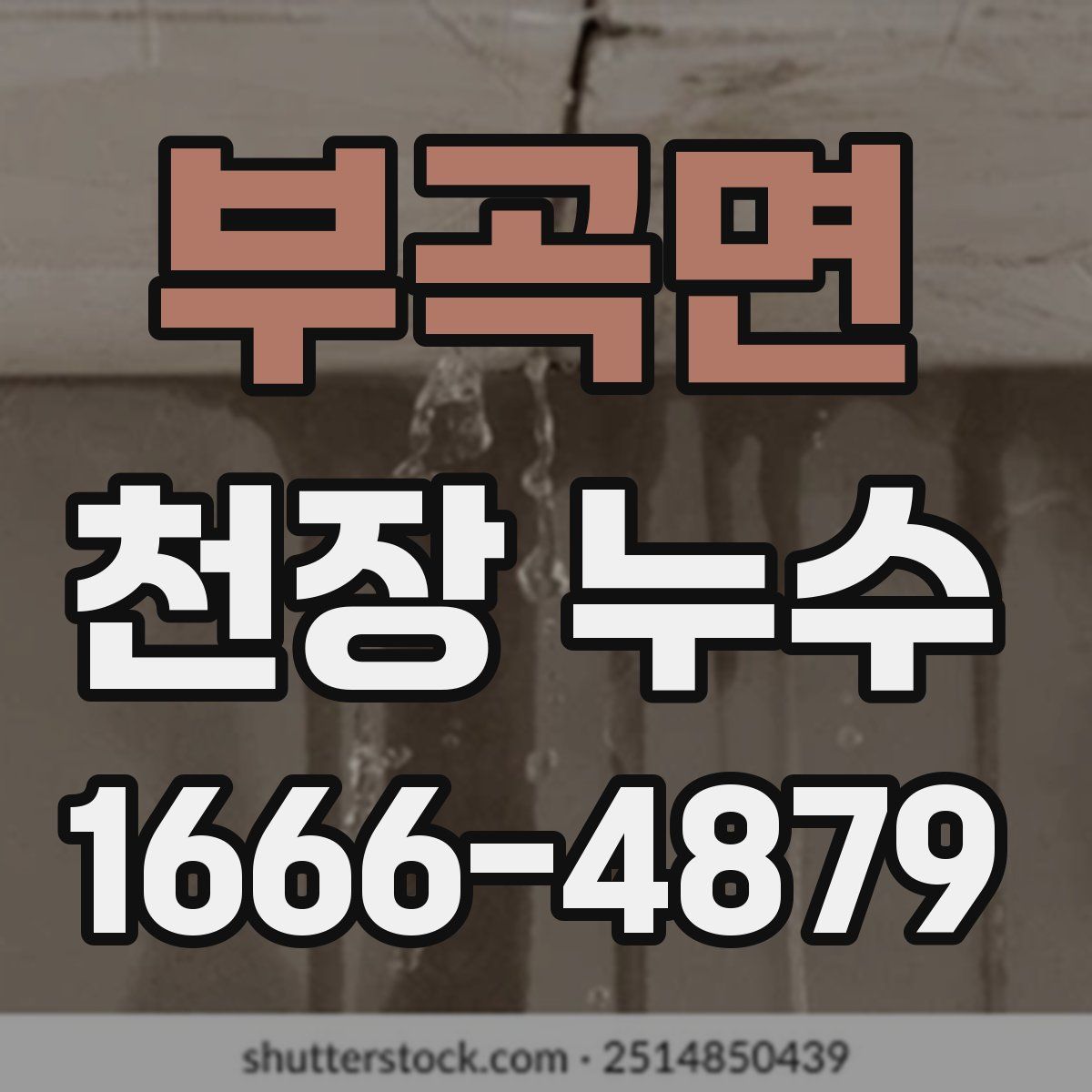 부곡면 천장 누수