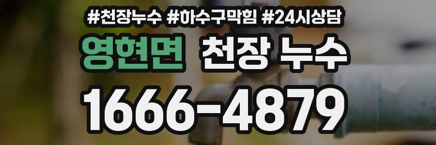 영현면 천장 누수