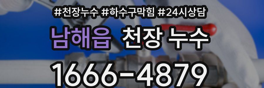 남해읍 천장 누수