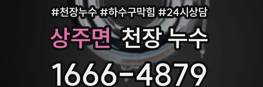 상주면 천장 누수