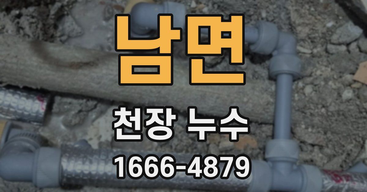 남면 천장 누수