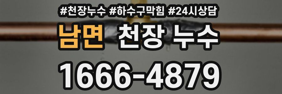 남면 천장 누수