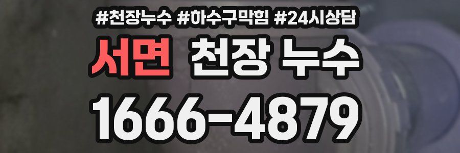 서면 천장 누수