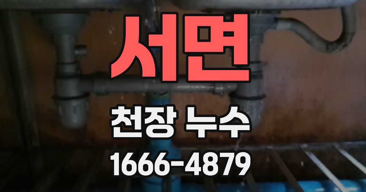 서면 천장 누수