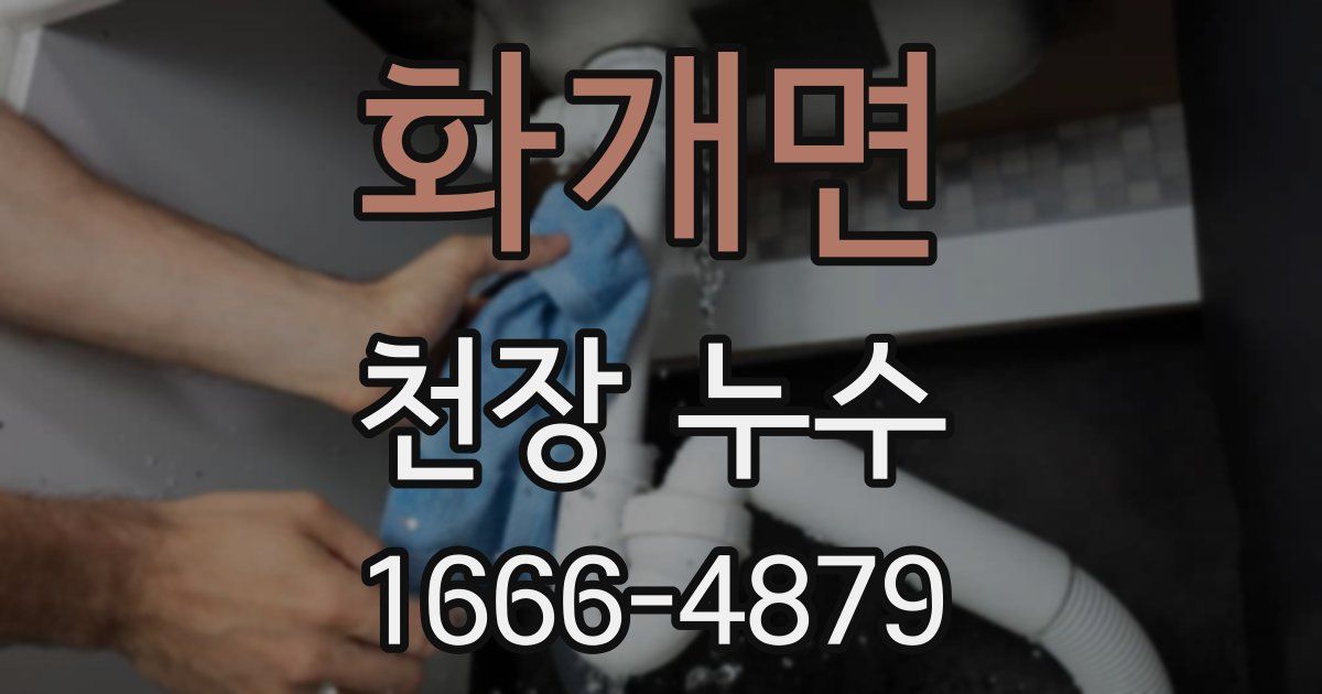 화개면 천장 누수