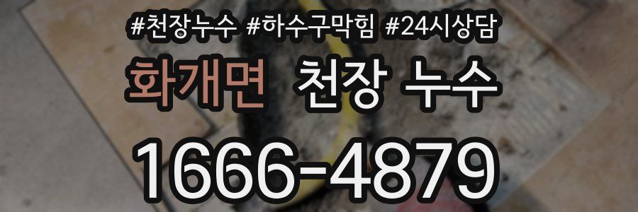 화개면 천장 누수