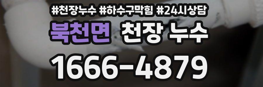 북천면 천장 누수