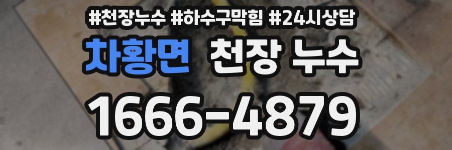 차황면 천장 누수