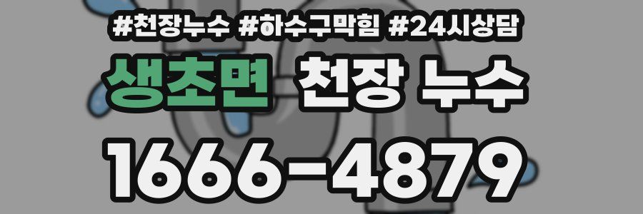 생초면 천장 누수