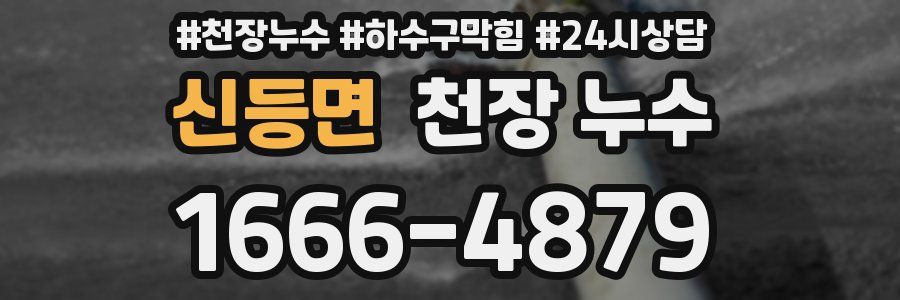 신등면 천장 누수