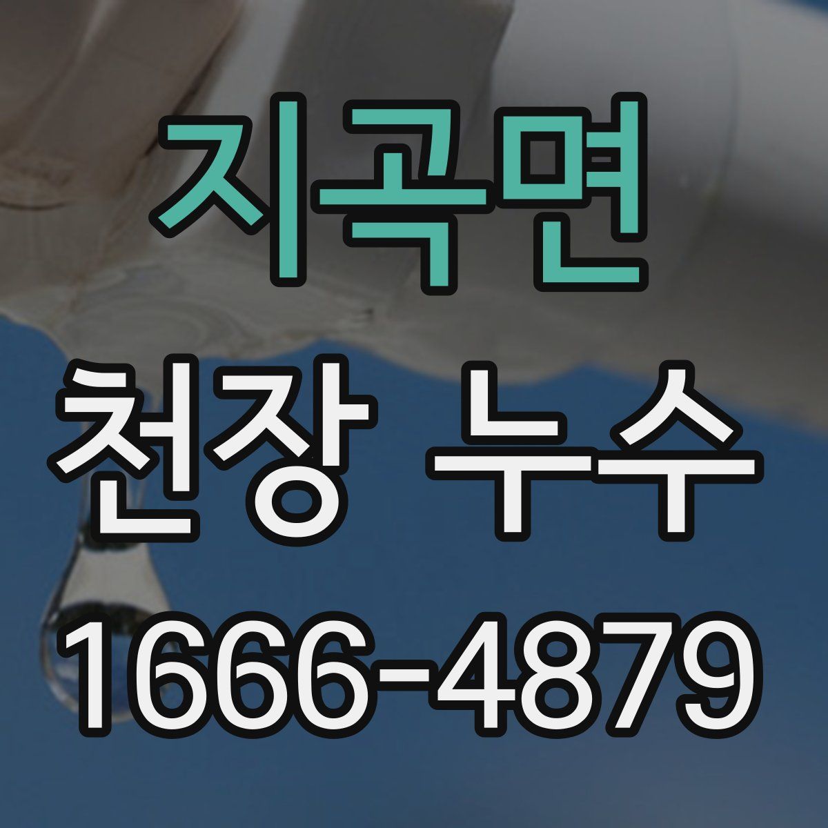 지곡면 천장 누수