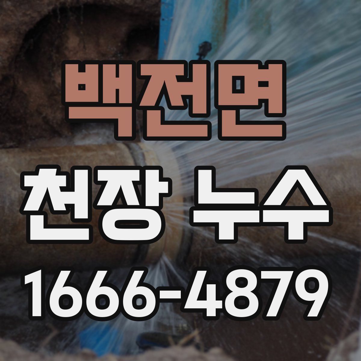 백전면 천장 누수