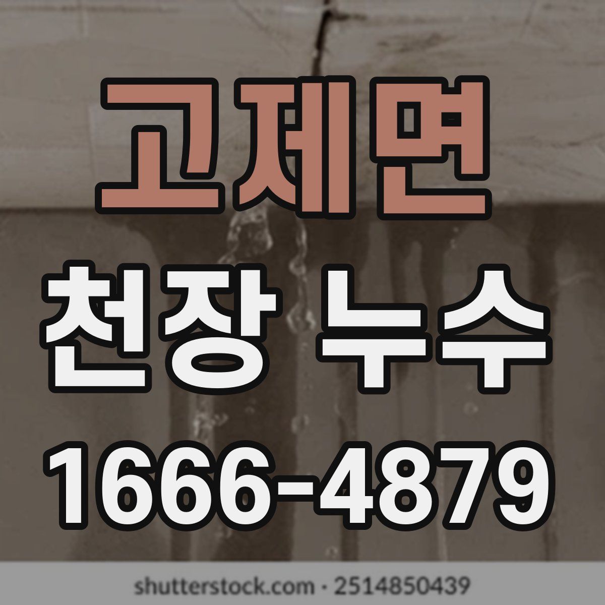 고제면 천장 누수