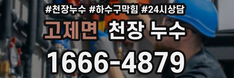 고제면 천장 누수