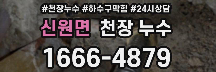 신원면 천장 누수