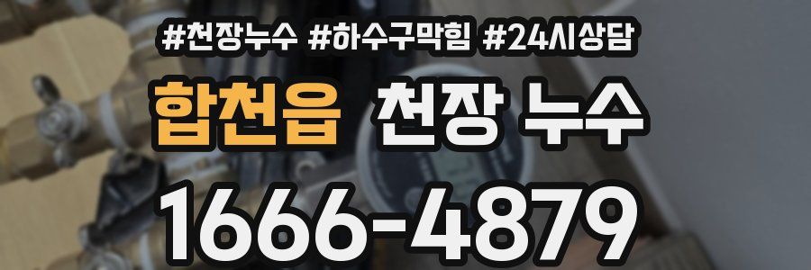 합천읍 천장 누수