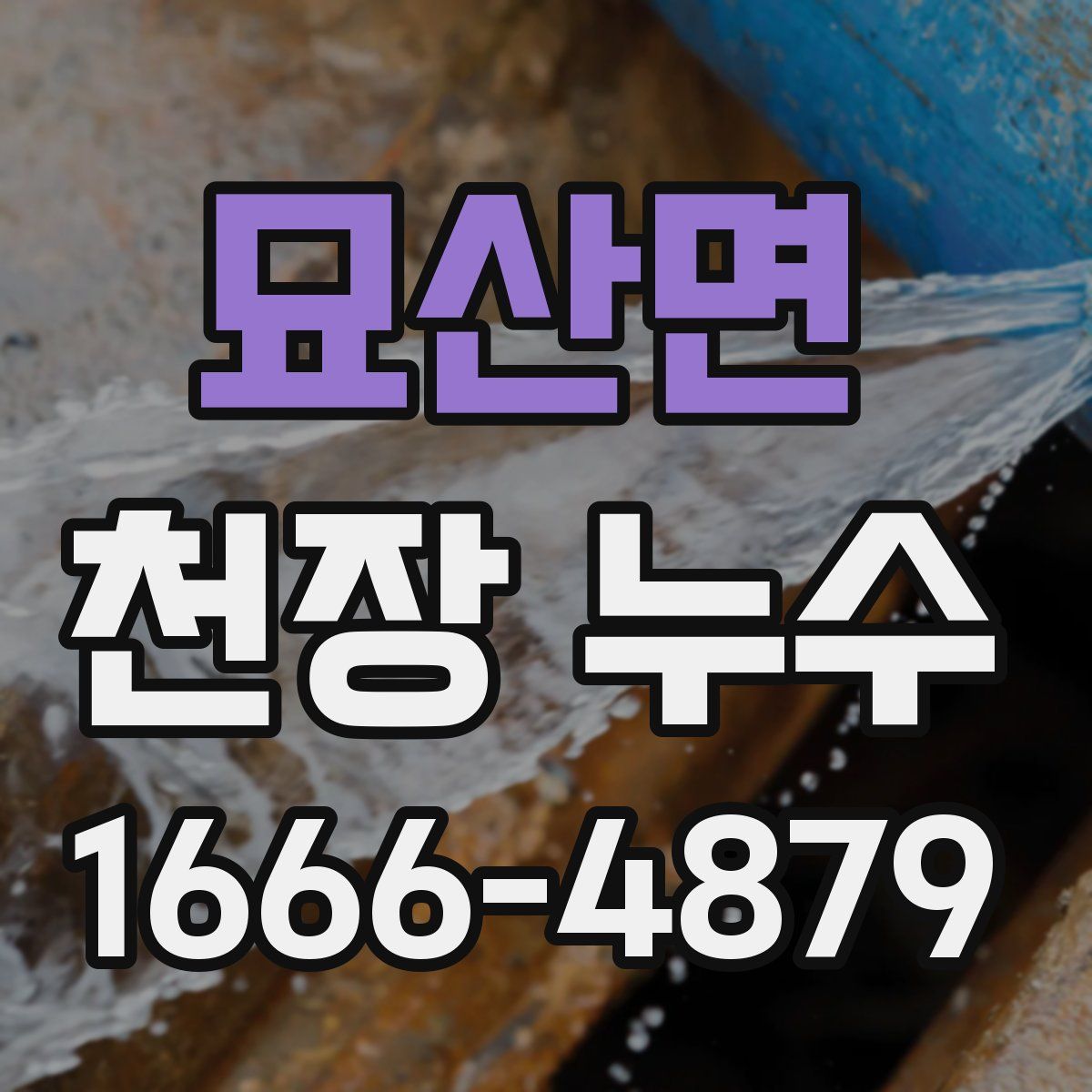 묘산면 천장 누수