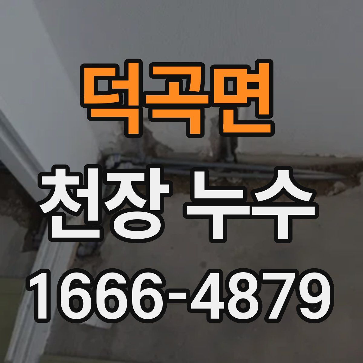 덕곡면 천장 누수