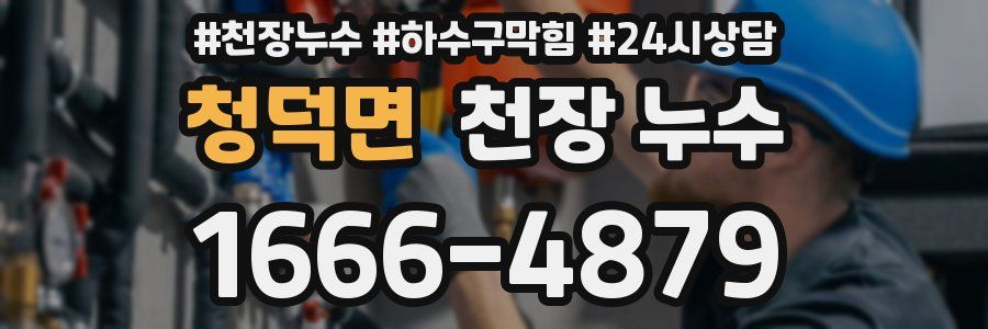 청덕면 천장 누수