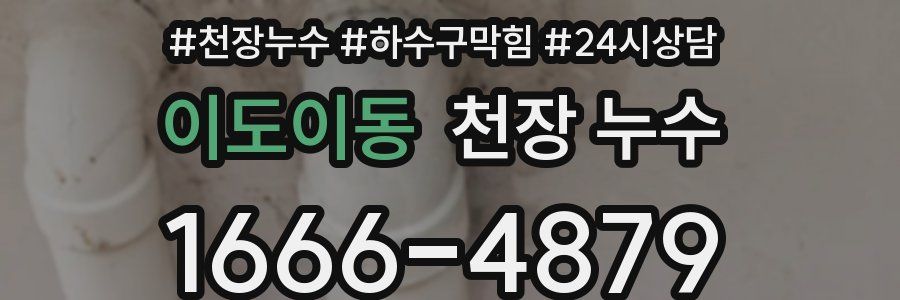 이도이동 천장 누수