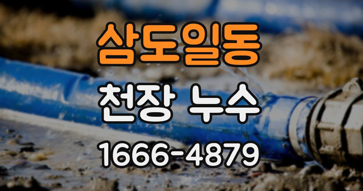 삼도일동 천장 누수