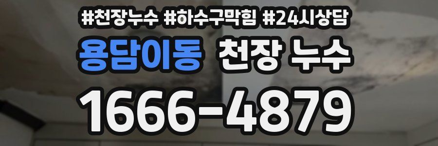 용담이동 천장 누수