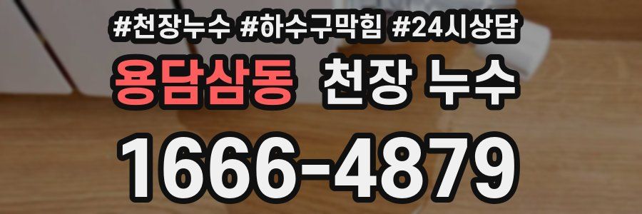 용담삼동 천장 누수