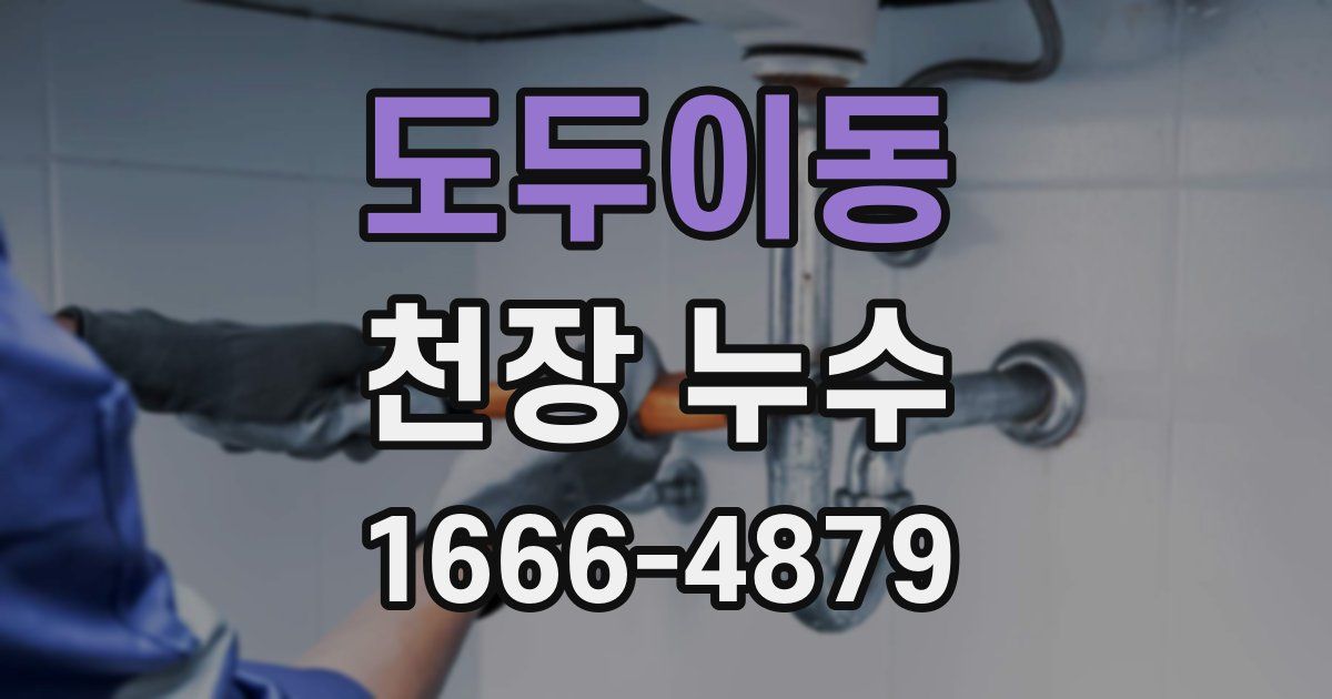 도두이동 천장 누수