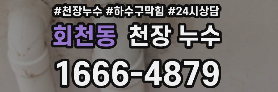 회천동 천장 누수