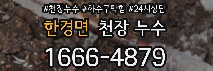 한경면 천장 누수