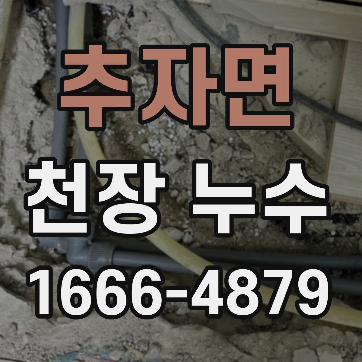 추자면 천장 누수