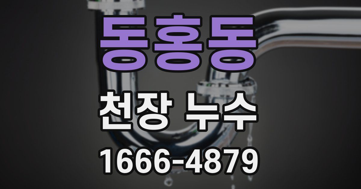 동홍동 천장 누수