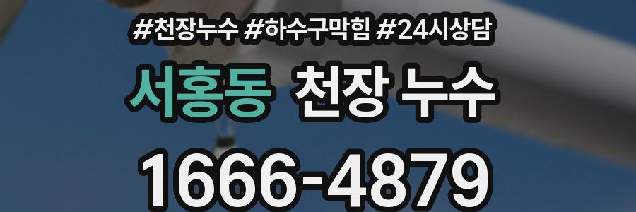 서홍동 천장 누수