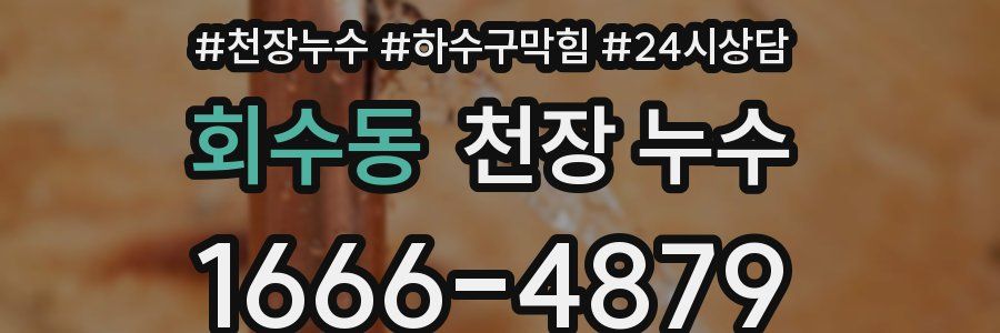 회수동 천장 누수