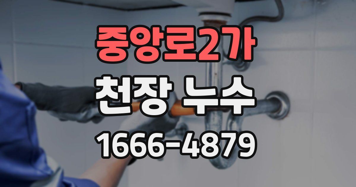 중앙로2가 천장 누수