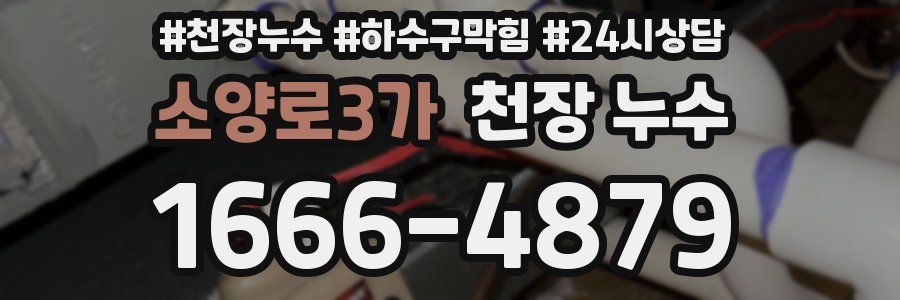 소양로3가 천장 누수