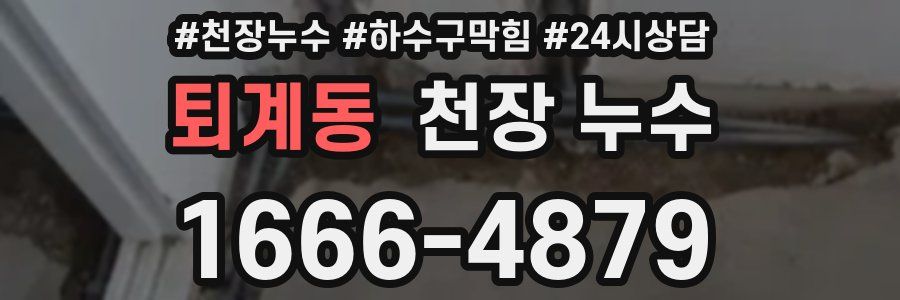 퇴계동 천장 누수