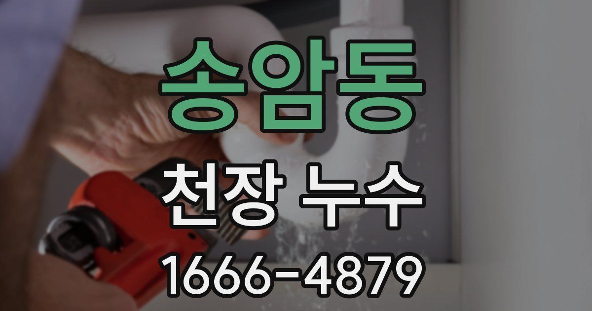 송암동 천장 누수