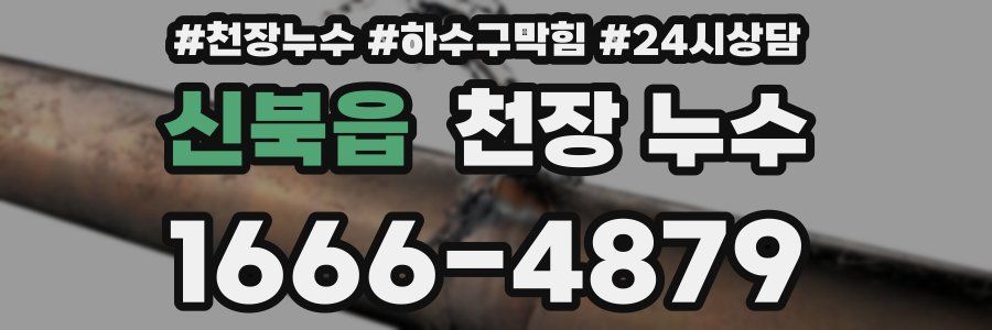 신북읍 천장 누수