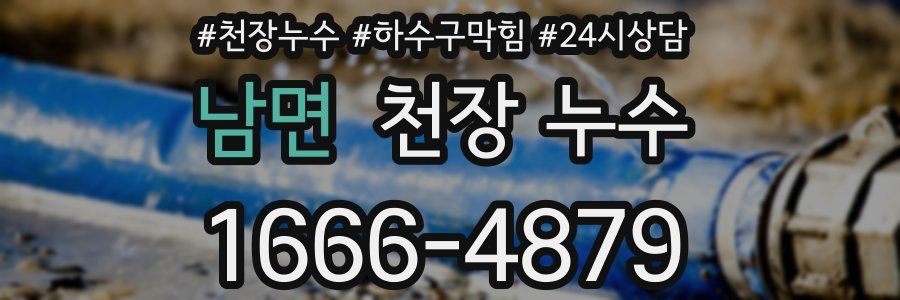 남면 천장 누수