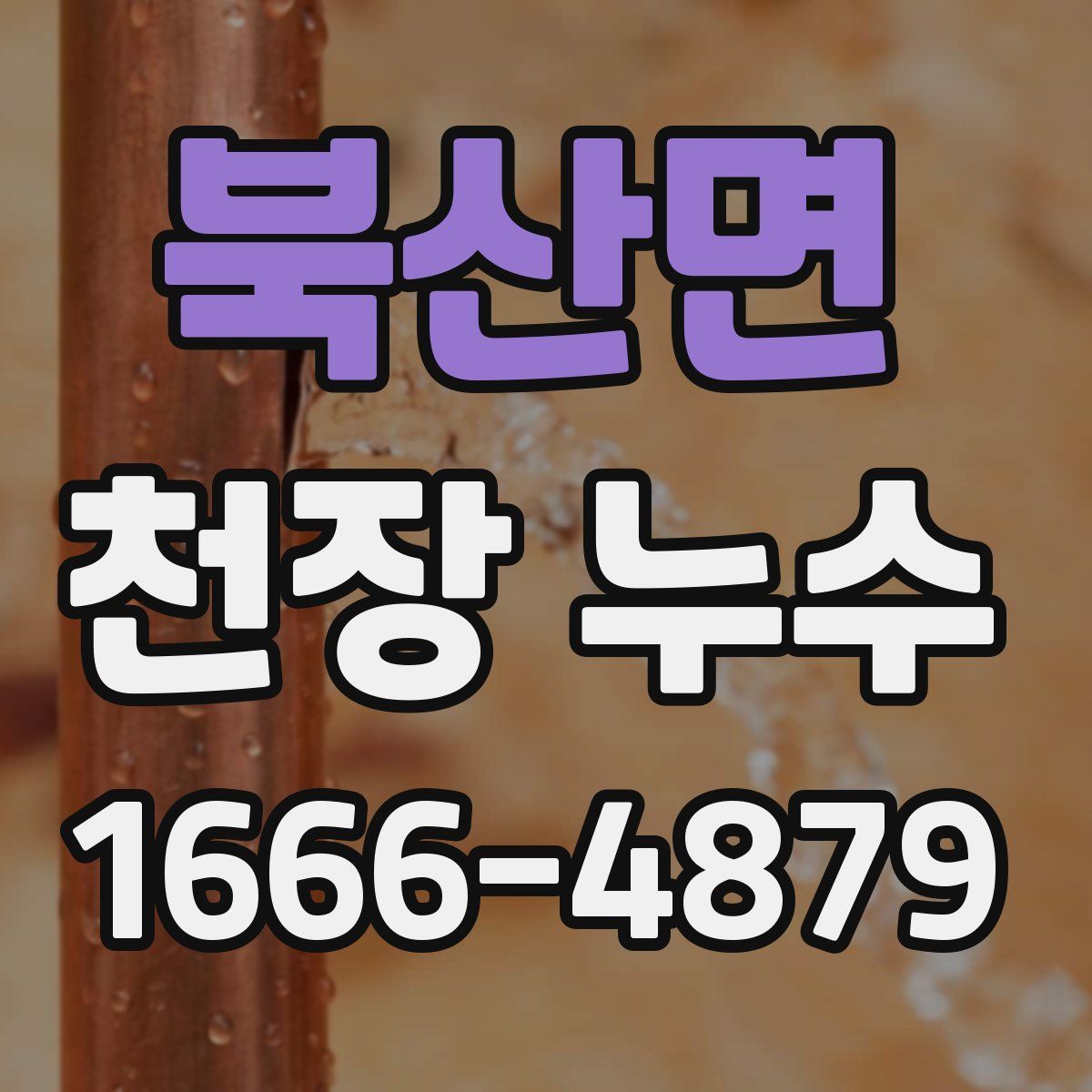 북산면 천장 누수