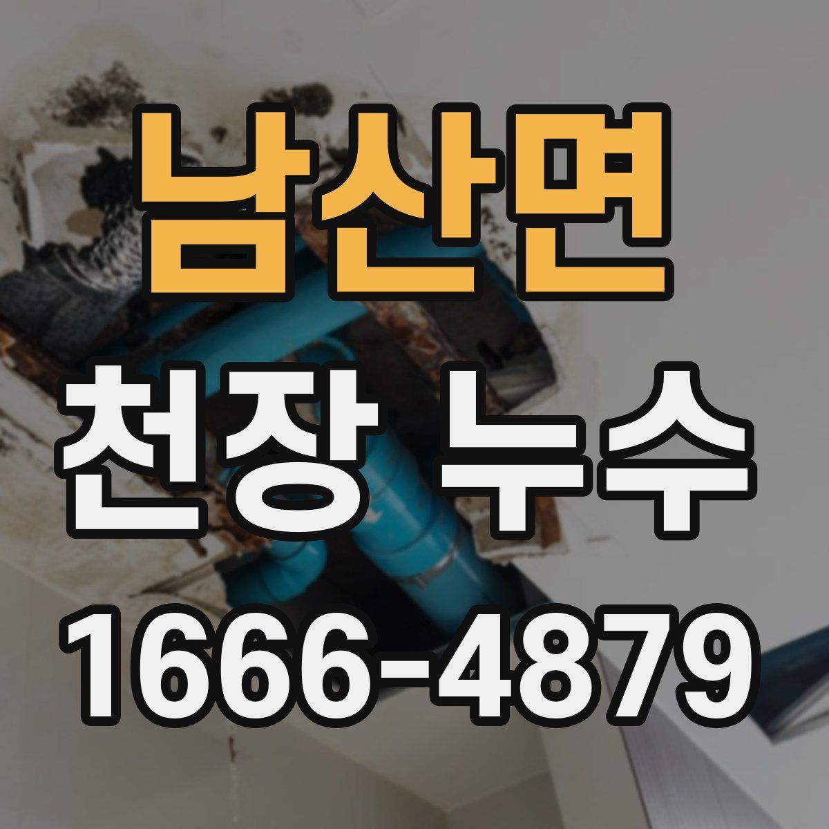 남산면 천장 누수