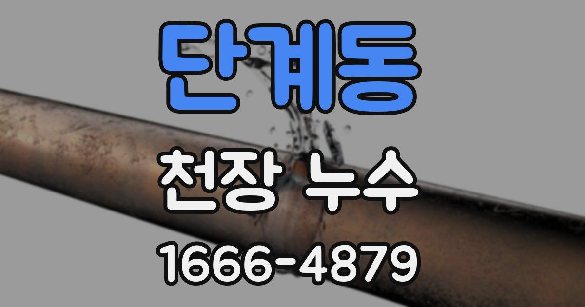 단계동 천장 누수