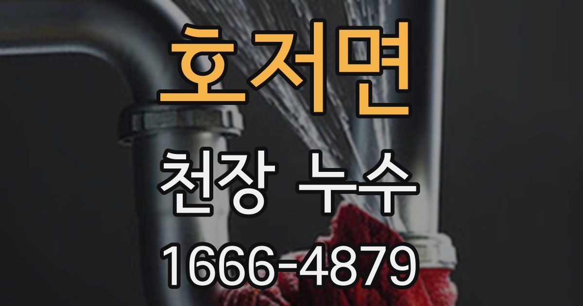 호저면 천장 누수