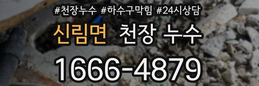 신림면 천장 누수