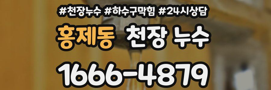 홍제동 천장 누수